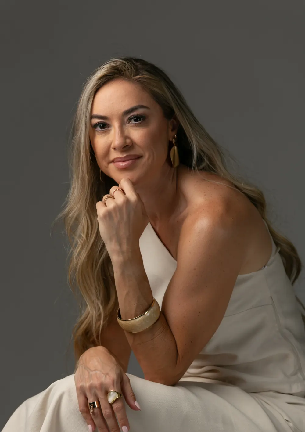 Retrato de Tati Graber sorrindo